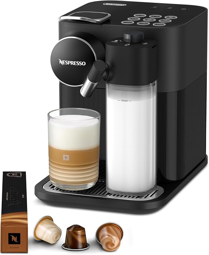 De'Longhi Nespresso Gran Lattissima EN640.B Koffiecapsulemachine met Automatisch Melksysteem, Zwart