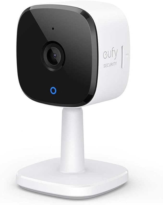 eufy Security Indoor Cam C120 bewakingscamera voor binnenshuis, persoonsherkenning, met stemassistent, bewegingssensor, nachtzicht, MicroSD-geheugenkaart vereist