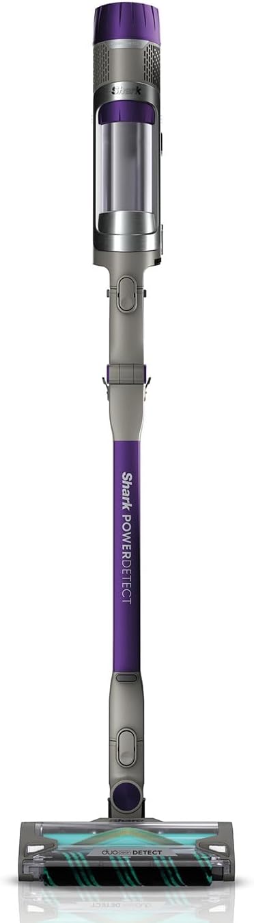 Shark PowerDetect snoerloze stofzuiger, DuoClean-detectie, Reverse Clean, Anti Hair Wrap Plus, lichtgewicht, 70 min gebruik, huisdier, meerdere mondstukken, flexibel, kruimeldiefmodus, grijs IP1251EUT