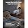 Dreo 25 dB stille slimme staande ventilator, 120 ° + 105 ° omni-directioneel oscillerende ventilator met afstandsbediening, 30 m windafstand, 1650 m³/u luchtvolume turbo-luchtcirculator fans, 6 modi