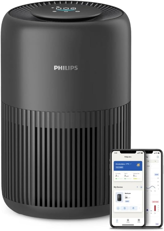 Philips Luchtreiniger 900 Serie, HEPA NanoProtect + Actief Koolstoffilter, CADR 250m³/h voor 65m², Verwijdert Allergenen, Pollen, Huisdieren Geur en Rook, Stil en Energiezuinig (AC0951/13)