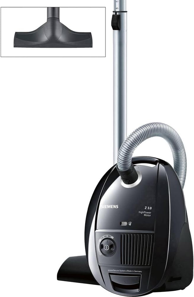 Siemens Z3.0, VSZ3B212 Stofzuiger, Zwart