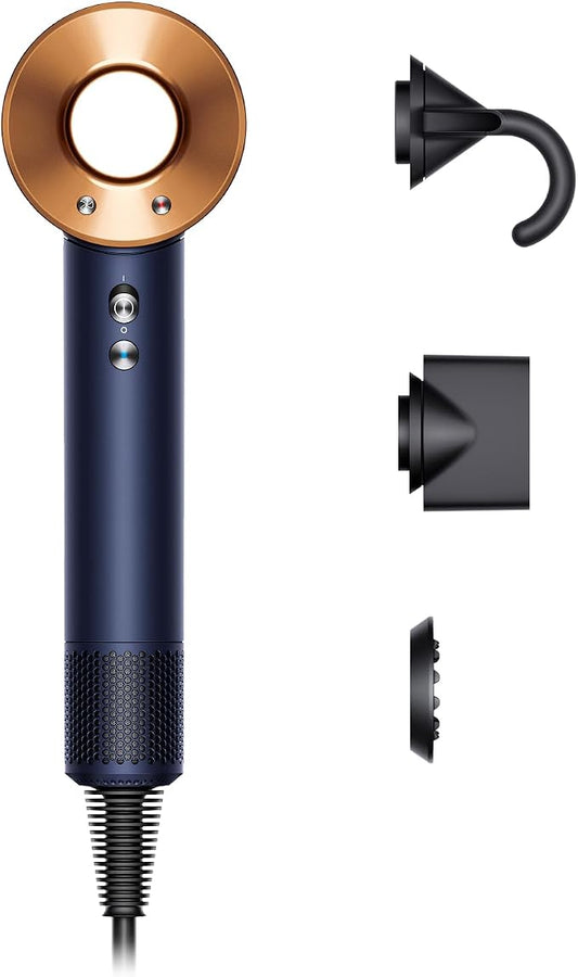 Dyson Supersonic fohn - Straight+Wavy (Prussian blue/Rich copper)