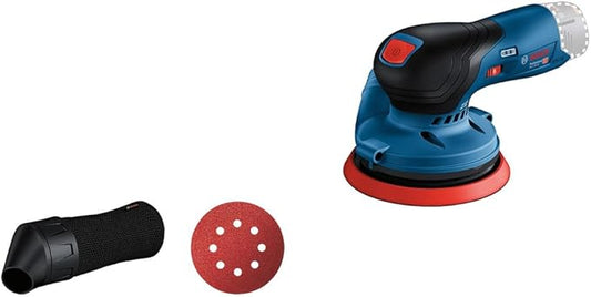 Bosch Professional 12V System accu-excenterschuurmachine GEX 12V-125 (incl. schuurschijf (125 mm), 1x schuurpapier, stofzak, zonder accu's en oplader, in doos)