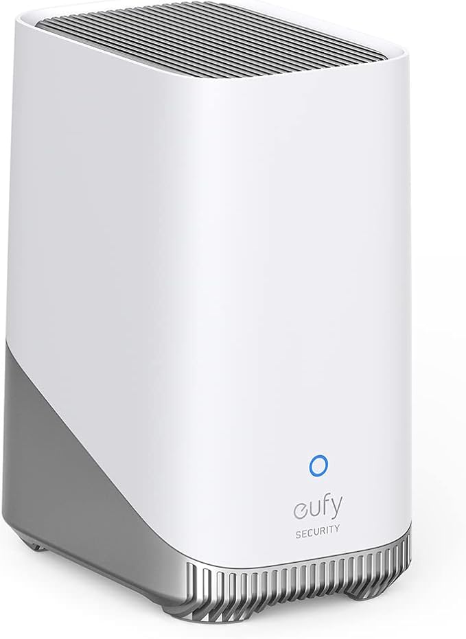 eufy Security S380 HomeBase (HomeBase 3), eufy Edge Security Center, uitbreidbare lokale opslag tot 16TB, geschikt voor eufy Security-producten, militaire versleuteling, geen maandelijkse kosten