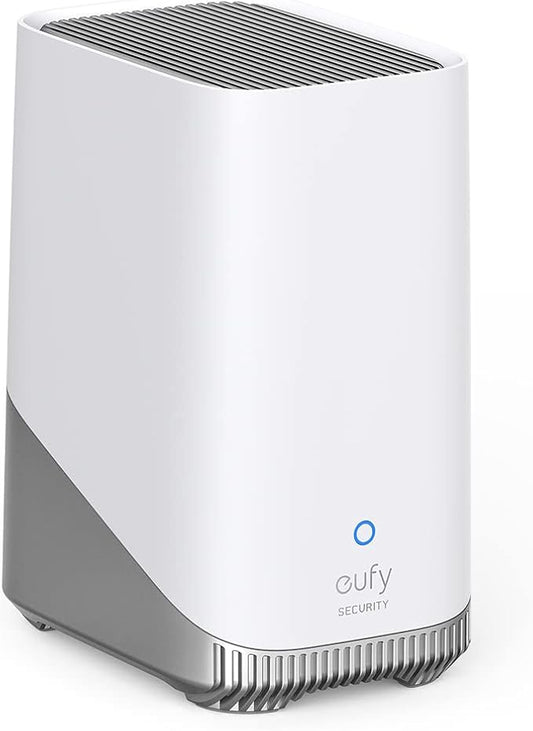 eufy Security S380 HomeBase (HomeBase 3), eufy Edge Security Center, uitbreidbare lokale opslag tot 16TB, geschikt voor eufy Security-producten, militaire versleuteling, geen maandelijkse kosten