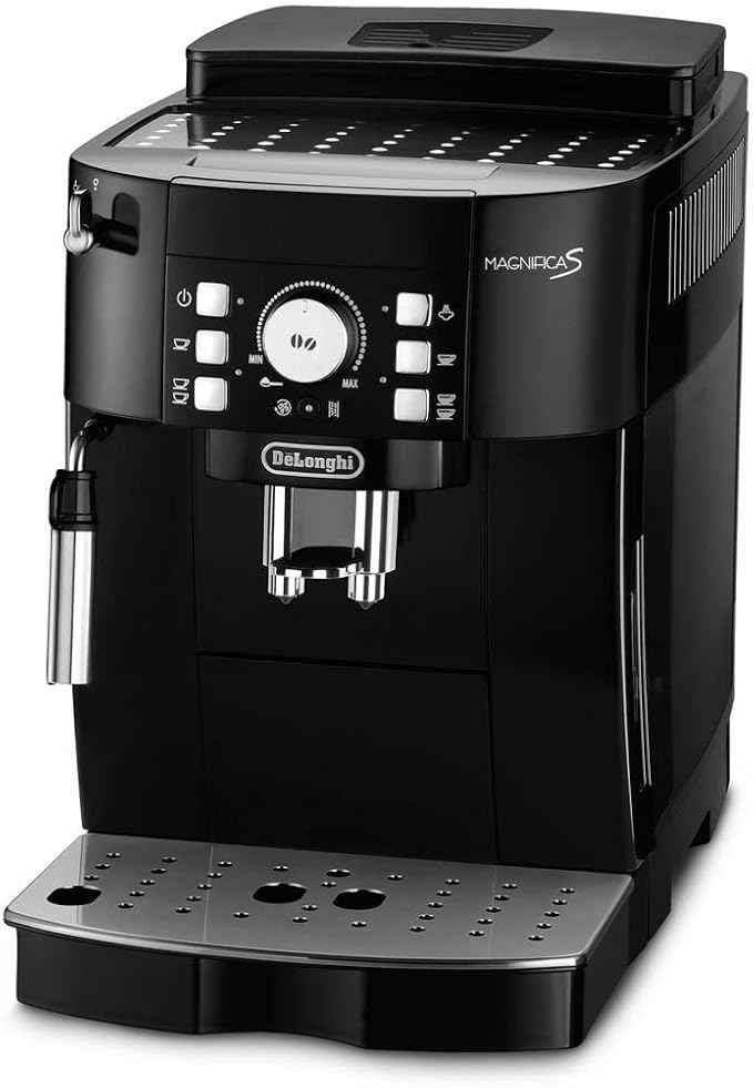 DeLonghi ECAM 21.110.B Volautomatische koffiemachine, 1,8 l, koffiebonen, gemalen koffie, 15 bar, 1450 W, zwart