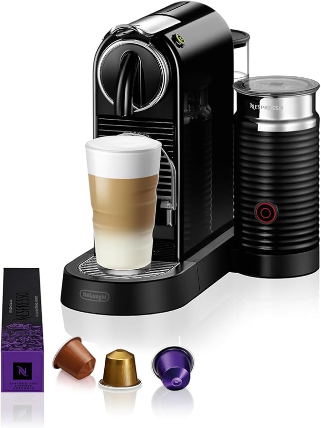 De'Longhi Nespresso koffiemachine EN267.BAE Citiz&Milk, zwart