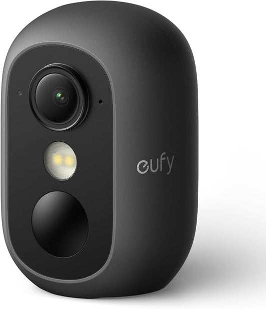 eufy Security eufyCam C35, Draadloze Beveiligingscamera, Voor Buiten en Binnen, Magnetische Bevestiging, Kleurennachtzicht, Lokale Opslag, Geen Maandelijkse Kosten, IP67, Gezichtsherkenning