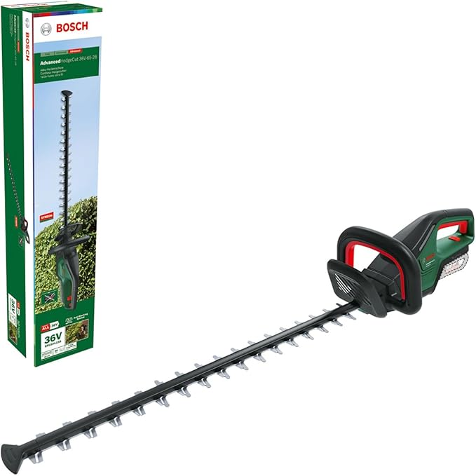 Bosch Home and Garden accuheggenschaar AdvancedHedgeCut 36V-65-28 (zonder accu, 36 volt-systeem, meslengte 65 cm, in kartonnen doos)