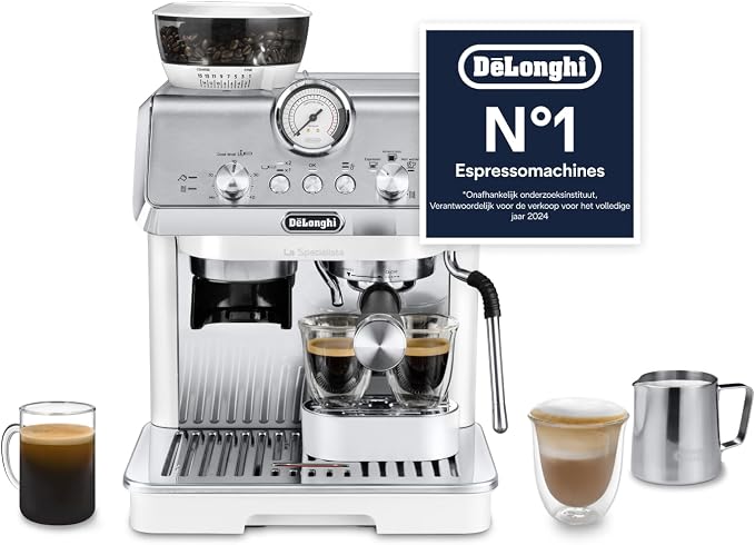 De'Longhi La Specialista Arte Evo EC9155.W, Espresso Koffie Machine met Cold Brew Functie, Professionele Melkschuim, Sensor Maal Technologie, Inclusief Barista Kit, White