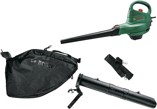 Bosch elektrische bladruimer UniversalGardenTidy 3000 (3000 W, opvangzak 50 l, variabel toerental, voor het blazen, zuigen en hakselen van bladeren, in kartonnen doos)