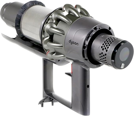 Dyson V11 SV14 Groot hoofdhuis en cycloonservicesamenstel in nikkel met LCD 970142-01 (**Past alleen op de inschroefbatterij voor 'BIG BODY' Absolute en Animal**)