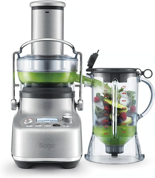 Sage - The 3X Bluicer Pro - Blender, Sapcentrifuge - Geborsteld Roestvrij Staal