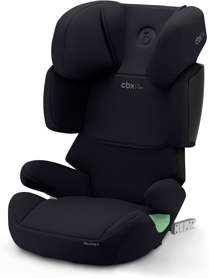 CBX by CYBEX autostoel Solution X i-Fix, Voor auto's met en zonder ISOFIX, Van ca. 3 tot 12 jaar (100 - 150 cm), Van ca. 15 tot 50 kg, Pure Black