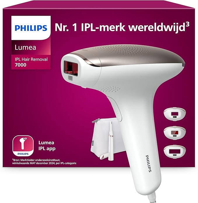 Philips Lumea IPL Advanced, 3 opzetstukken - ontharingsapparaat plus compacte pentrimmer (BRI923/00)