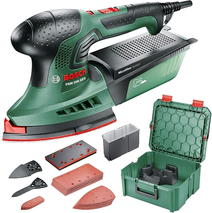 Bosch Multischuurmachine PSM 200 AES (200 W, in SystemBox M)