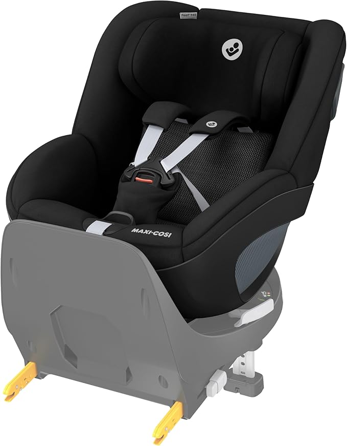 Maxi-Cosi Pearl 360 i-Size Autostoel, 3 maanden - 4 jaar (61-105 cm), 360 Draaibare Autostoel, Met één hand draaibaar, ClimaFlow, Easy-in harnas, G-CELL-technologie, Authentic Black