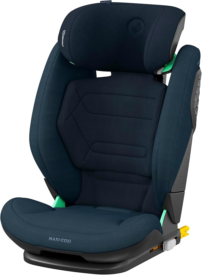 Maxi-Cosi RodiFix Pro² i-Size Kinderautostoel, 100-150 cm, 3,5-12 Jaar, ISOFIX Peuter Autostoel, ClimaFlow, Verstelbare Hoogte/Breedte, G-CELL Side Protection, AirProtect, Authentic Blue
