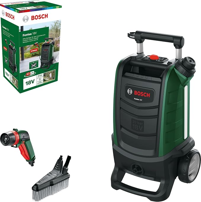 Bosch Accu-outdoorreiniger Fontus 18V (zonder accu, 18 Volt System, in kartonnen doos)