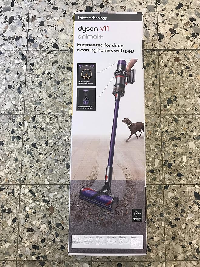 Dyson V11 Animal + handheld vacuum Bagless Nickel,Purple